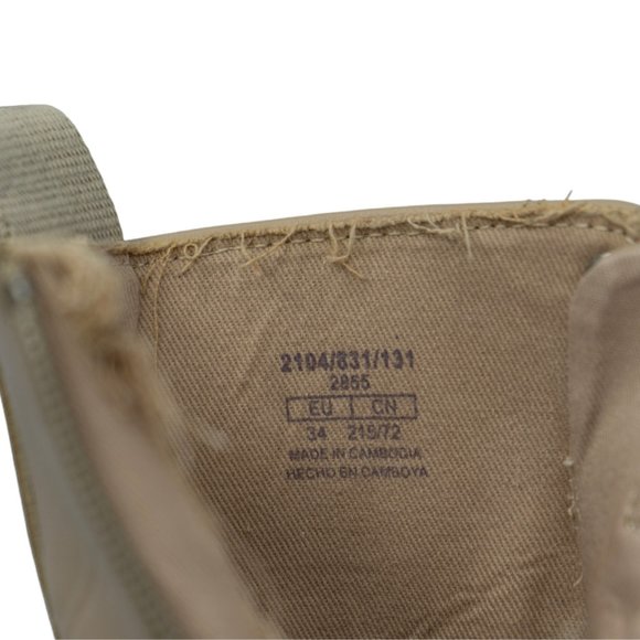 Zara Kids Girl Monochromatic Lug Sole Ankle Boot Combat Boot Bootie Size 2.5 |33 - Picture 12 of 12